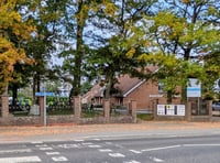 Incident at Bordon church: entrance taped off by police