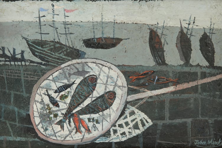 John Minton, Fish in a Net.