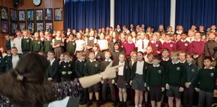 Primary school children believe in the joy of singing at Eggar's