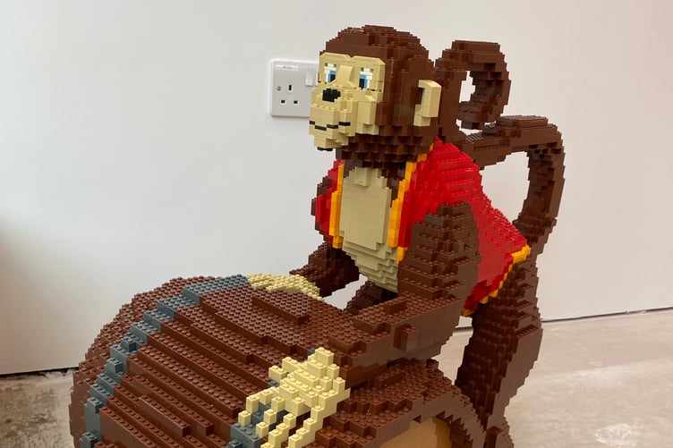 A Lego monkey at Brightwells.