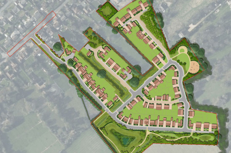 Blackberry Lane, Four Marks, housing proposal, November 2025.