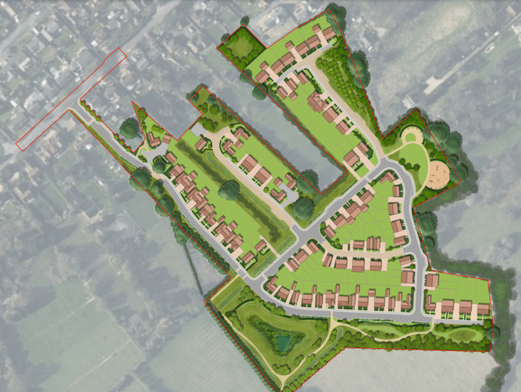 Blackberry Lane, Four Marks, housing proposal, November 2025.