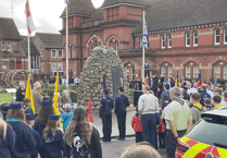 Huge turnout for Remembrance Sunday service in Alton