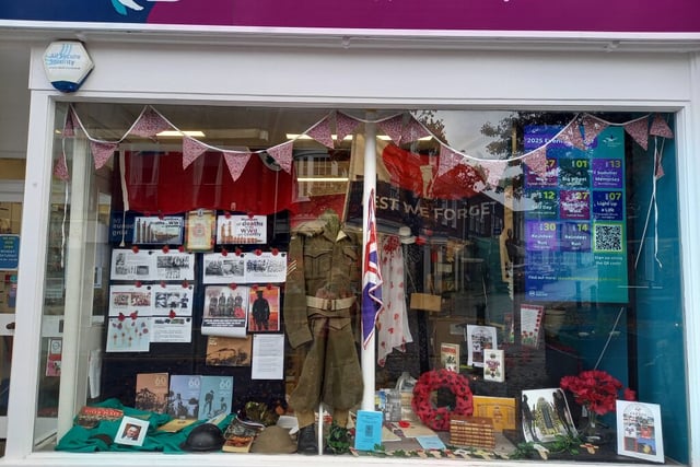 Hospice shop in Alton goes extra mile for Remembrance window display
