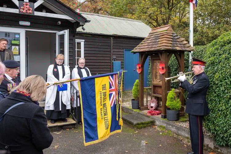 Frensham Royal British Legion Remembrance Service 2025.
