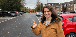 Car park resurfaced after two-year campaign by district councillor