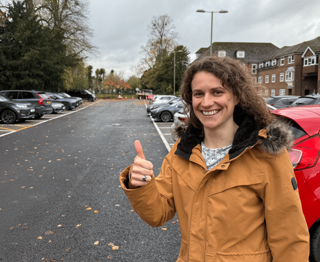 Car park resurfaced after two-year campaign by district councillor