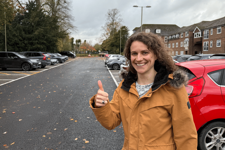 Emily Young, Lady Place car park, Alton, November 3rd 2025.