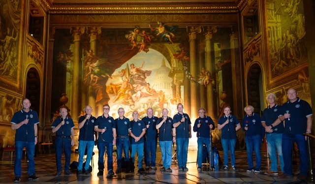 Kings Pond Shantymen, Painted Hall, Old Royal Naval College, Greenwich, October 2025.
