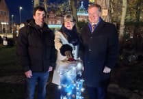 Town bathed in festive cheer at lights switch-on