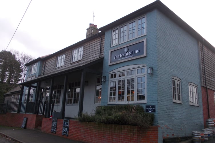 The Binsted Inn, The Street, Binsted, November 28th 2025.