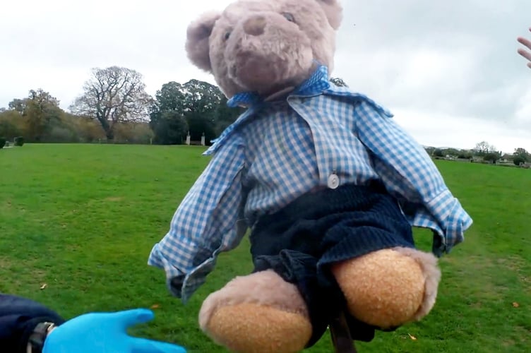 Bradfield Bear was launched into space by students of Walhampton School in Hampshire's New Forest. // A school is desperately searching for the mascot bear that it launched into space on camera in a school project. Students at Walhampton School in Hampshire's New Forest teamed up with Southampton University to send their respective mascots into the 27km high into the sky for a science project. The mission was a roaring success, as schoolkids watched on amazed as Bradfield Bear soared above the clouds. However, Bradfield - along with the University of Southampton mascot Bill the Badger - encountered more turbulence than they'd bargained for. Both fell back down to Earth miles away from where they set off, and are still yet to be found. Walhampton School is now appealing for help in finding Bradfield and returning him to the school to recount his journey.