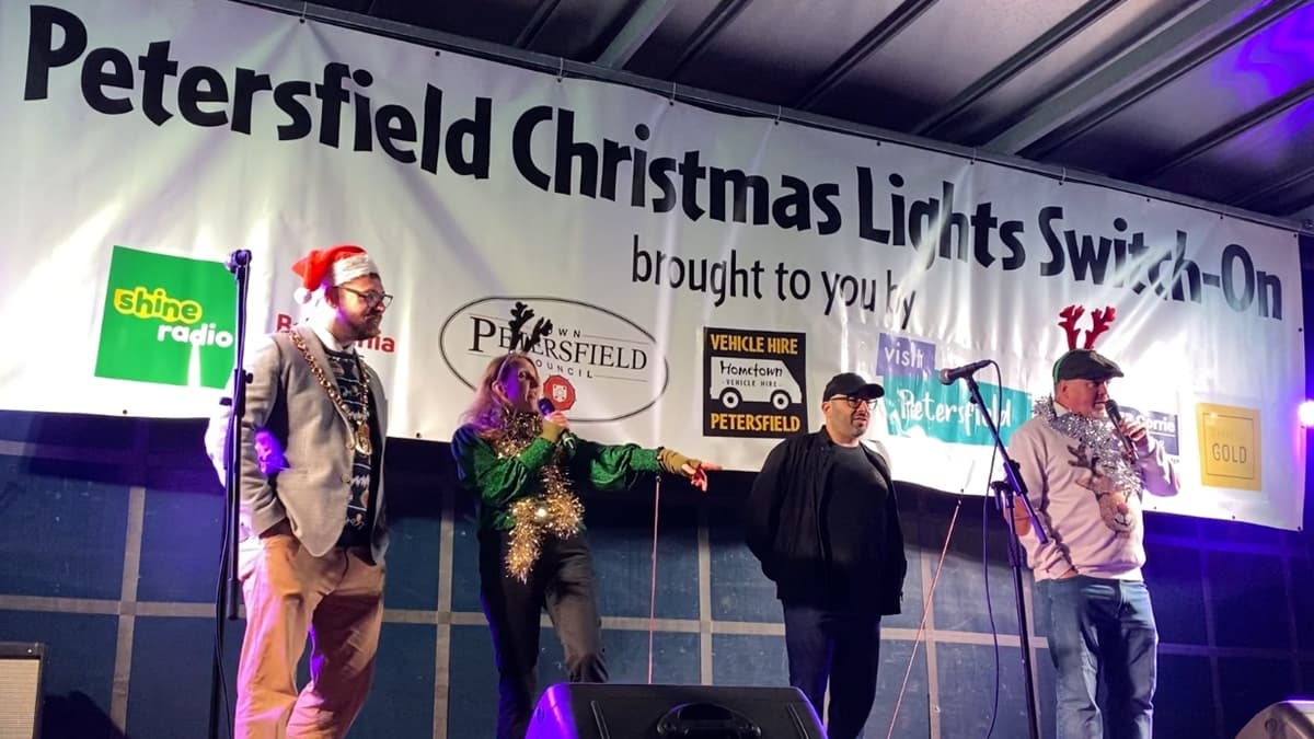 WATCH Bozzed it! What a night as Petersfield's Christmas Lights are ...