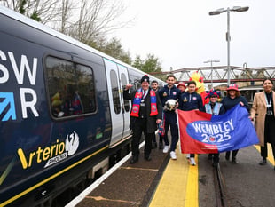 Train named in honour of Aldershot Town’s Wembley triumph