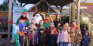 Local pupils help launch Santa’s grotto for Helen Arkell charity
