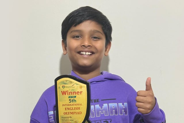 English competition success for Four Marks Primary School pupil