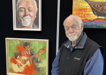 Paintings created in a day at Toni Goffe exhibition in Alton