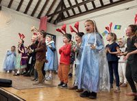 It's strictly showtime for young stage performers