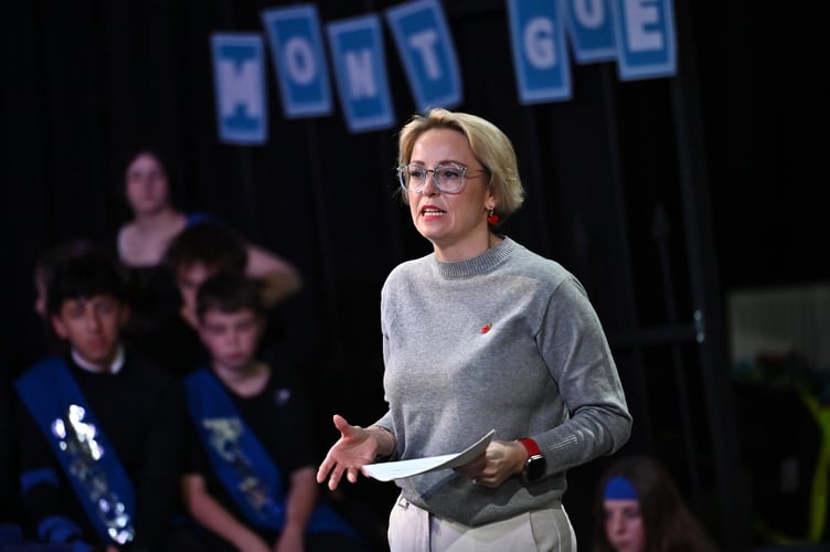 Pupils from GSCo Collingwood College performing A Put Up Your Swords Event educating school students on the dangers of knife crime. // Secondary school pupils have learned about the dangers of knife crime by staging a performance of Romeo & Juliet with a twist. Year 9 pupils at six schools in Surrey spent eight weeks creating and practising an alternative version of the Shakespearean tragedy as part of the âPut Up Your Swordsâ programme. Set in the modern-day on the streets of Guildford, rather than Verona, the play sticks to the bardâs original script up until Romeo kills Tybalt in a street brawl. The street is then cordoned off by police, and crime scene investigators search for evidence.
