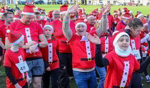 Santa runners jingle all the way for charity