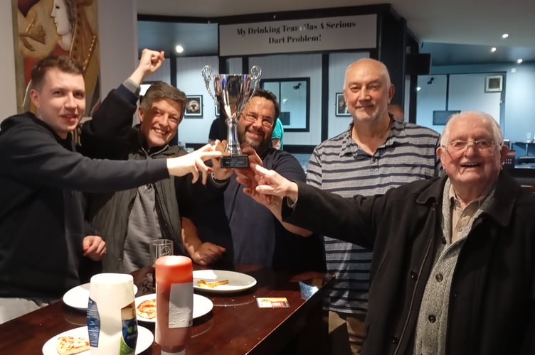 Farnham and District Billiards and Snooker League Division Two champions 2024-25 Traco B.