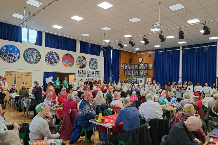Senior Citizens' Christmas Party, Eggar's School, Holybourne, December 12th 2025.