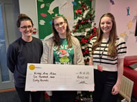 Bookkeeping firm donates £660 to youth charity in Alton