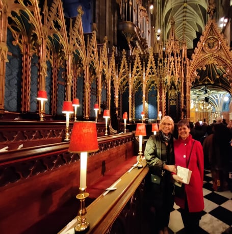 Olga Palmer and Mary Denman represented BrendonCare Alton at the Princess of Wales’ Carol Service in Westminster Abbey, December 2025.