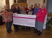 Cancer support group donates £150 to cancer charity