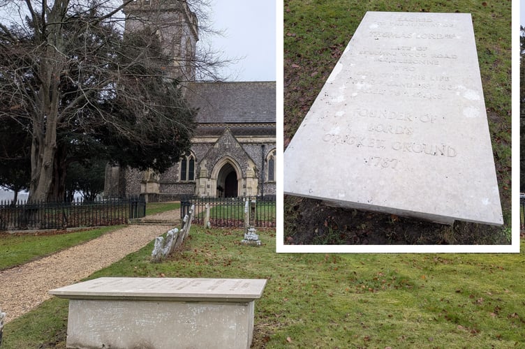 Thomas Lord Grave West Meon Church