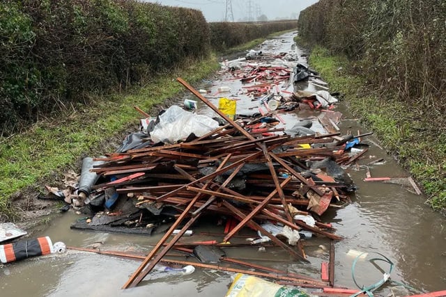 Frustration over fly-tipping as lane near Binsted blocked