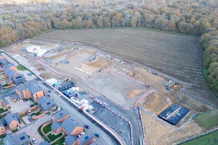 A school under construction in Hampshire.