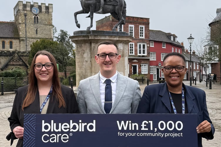 Bluebird Care staff are inviting entries to their company's £1,000 community grant award.