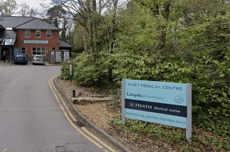 An alleged assault took place at Fleet Medical Centre.