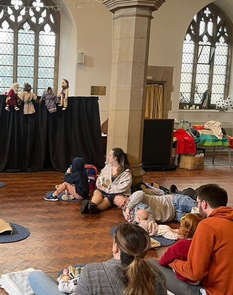 A Bubble Church session at St George's Church, Badshot Lea.