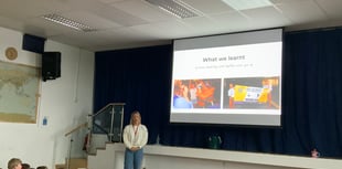 Pacific rower Jess Rowe returns to inspire her former school