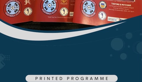 Badshot Lea's programme named runner-up in national non-league award