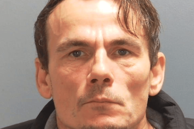 Danny Keet, 46, of Corbetts Close in Surrey, was jailed for a burglary in Surrey.