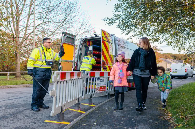 SGN gasworks, file picture, January 2026.