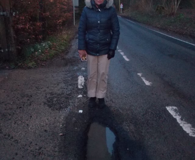 Huge pothole found in Beech
