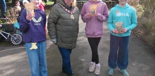 Pancake racers celebrate Shrove Tuesday in Alton
