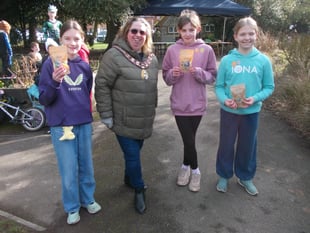 Pancake racers celebrate Shrove Tuesday in Alton