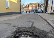 Cracking up: Frustrated Petersfield councillor blames government for pothole woes