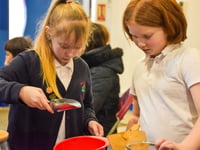 Children learn about healthy eating with Young ACAN