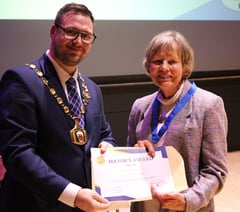 VIDEO: Goal-den glory for gardener as six receive mayor's award