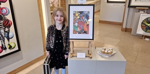 Young artist Rosie, 6, wins gallery half-term contest