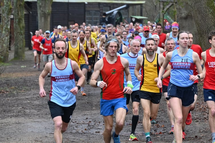 Alex Elsey and Lizzie May at the front