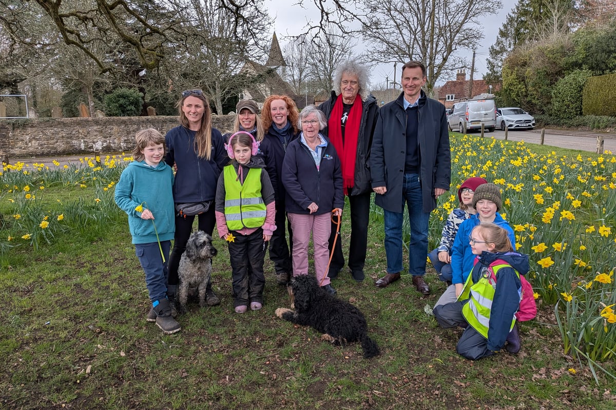 ‘We will block you’: Brian May's Elstead village green daffodil plan rejected
