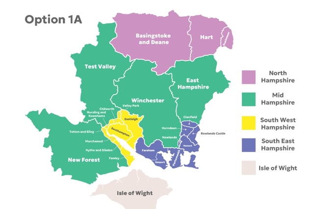 East Hampshire split between two councils under merger plans