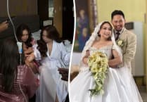 Bride saved by nurse bridesmaids with IV drip after food poisoning on wedding day